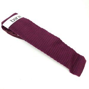 Bar III Earthy Knit Berry Skinny Squared Tip Tie